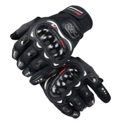 Hot 1 Pair Carbon Fiber Pro-Biker Bike Motorcycle Gloves Outdoor Sports Cycling Racing Driving Gloves Full Finger ME3L