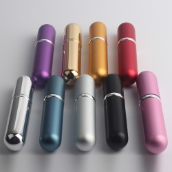 Hot 5ml Fillable Portable Mini Perfume Bottle Traveler Aluminum Spray Atomizer Empty Pots 1pcs9 Colors Available