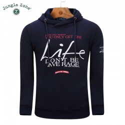 JUNGLE ZONE european size Men's Sweatshirt men's Casual Hoodie Men's Hooded Jacket 2017 new SF-75