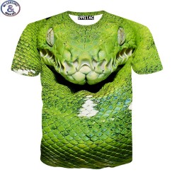 Mr.1991 new 11-20 years big boys t-shirt 3D viper printed short sleeve tshirt kids clothing street skate boy tees tops DT26