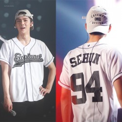 New EXO Planet#3 kpop exo chanyeol sehun xiumin baekhyun t-shirt women t-shirt women exo t shirt harajuku exo