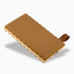 New Power Bank 10000mAh Dual USB Portable Biscuit Case Li-Polymer External Battery Charger Powerbank For All Mobile Phone