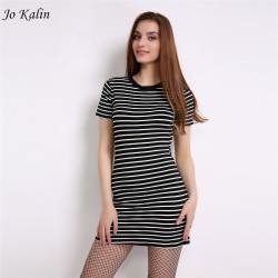 New Runway 2018 women summer shirt dress vintage striped bodycon sexy fitness mini party dresses robe vestidos
