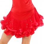 New women Sequin Stage Performance Competition Ballroom Dance Costume Latin skirt practice Dance Dress female Dancewear wholesal