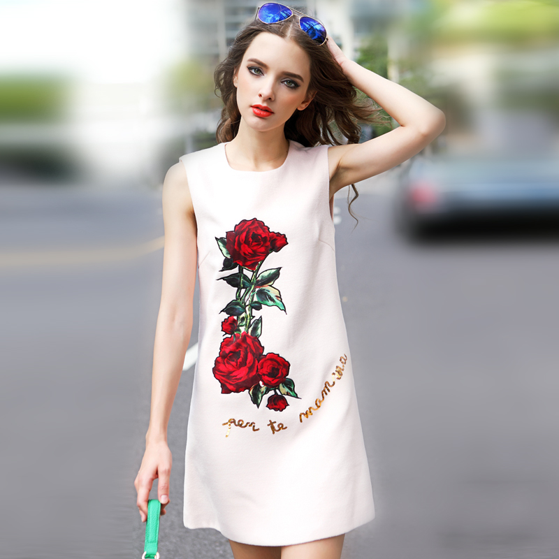 Pink Embroidery Flower Women Autumn Cloak Mini Dress And Cashmere ...