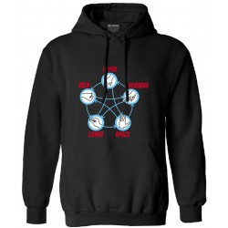 Star Trek Rock Paper Scissors Lizard Spock Adult sweatshirt men 2017 new fashion long sleeve brand hooded fleece streetwear male