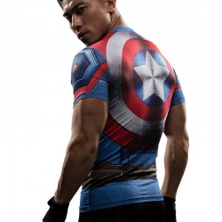 T Shirt Captain America Shield Civil War Tee 3D Printed T-shirts Men Marvel Avengers 3 iron man Fitness Clothing Male Tops