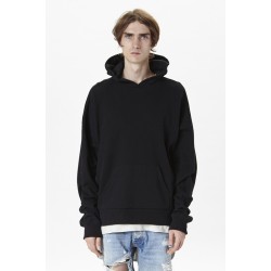 Top Version Kanye West Side Slits Oversized Hoodies Heavy Terry Drop Shoulder Kpop Pullovers Free Shipping