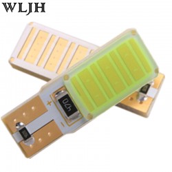 WLJH 2x High Power Canbus No Error Led W5W T10 Led COB Car Bulb Lamp Interior Parking Light External Lights Universal Auto LED