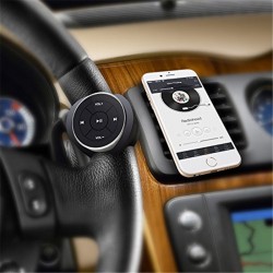 Wireless Bluetooth Media Remote steering wheel remote mobile mp3 music play for car motorcycle bike control car styling kit