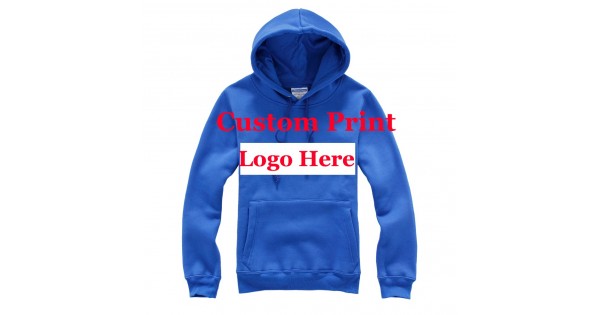 printed Logo On the Blank Hoodies Custom Hoodie Logos screen print ...