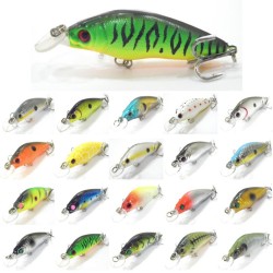 wLure Crankbait Hard Bait Shallow Depth Wide Swimming Action Short Body 8.1cm 7.1g #6 Hook Size Fishing Lure M583