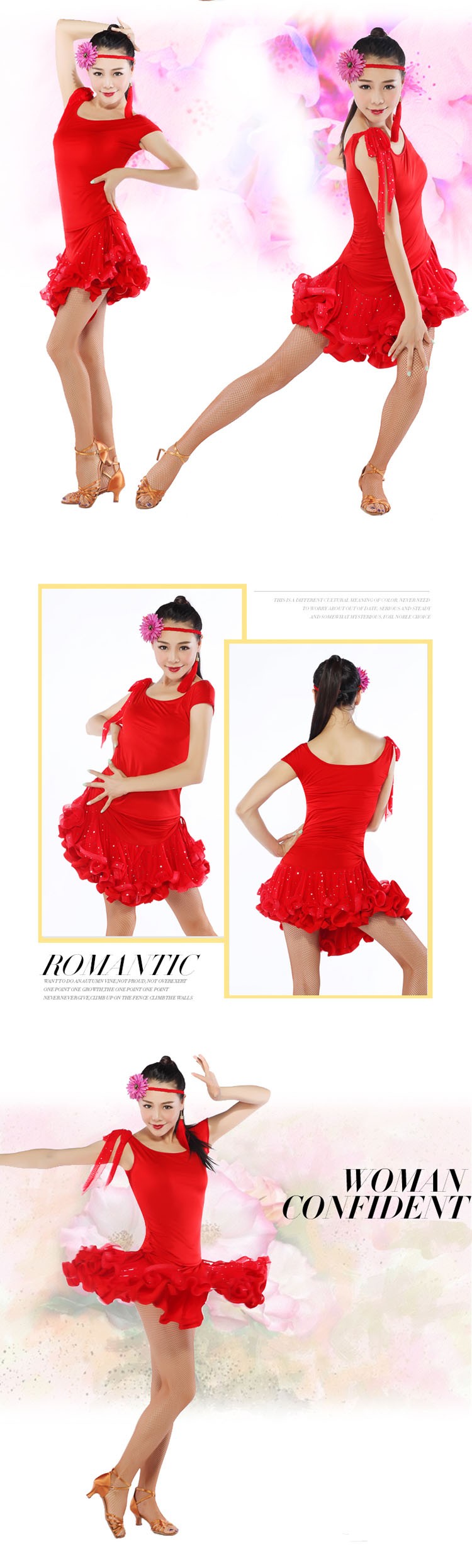 New-women-Sequin-Stage-Performance-Competition-Ballroom-Dance-Costume-Latin-skirt-practice-Dance-Dre-32233545975